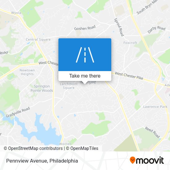 Mapa de Pennview Avenue
