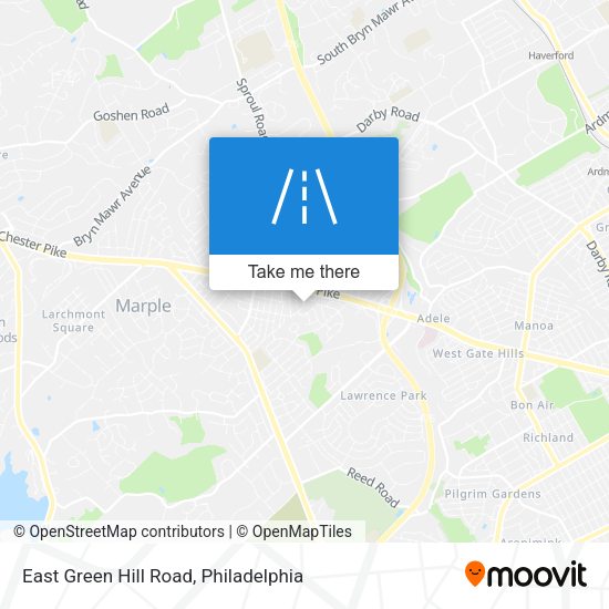 Mapa de East Green Hill Road