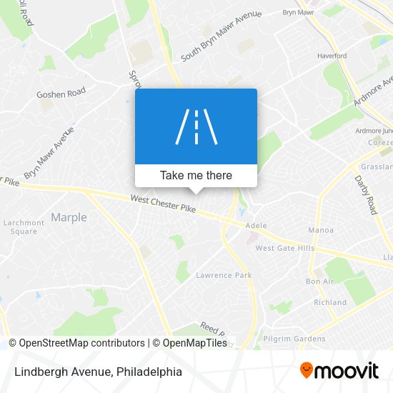 Lindbergh Avenue map