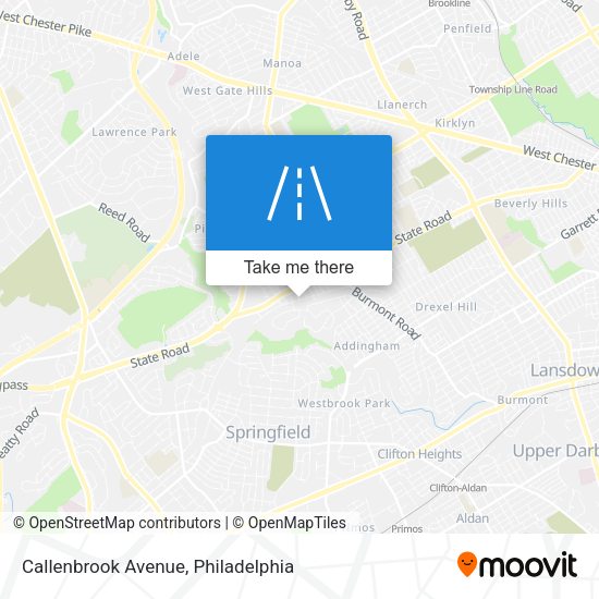 Callenbrook Avenue map