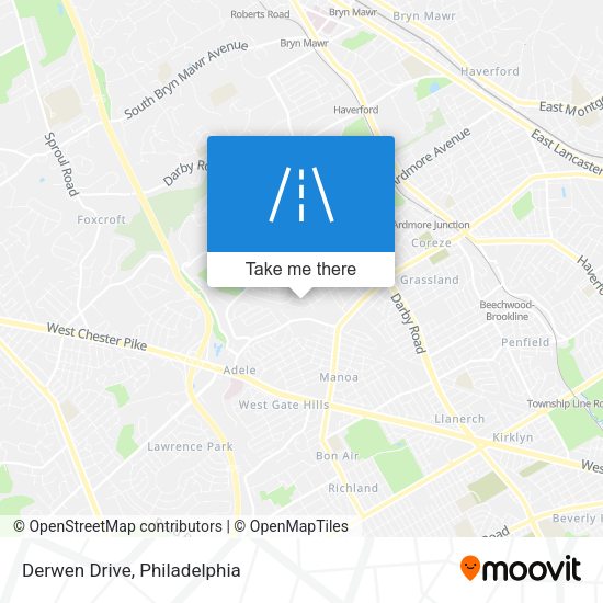 Mapa de Derwen Drive
