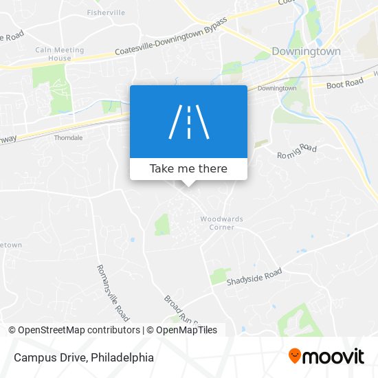 Campus Drive map