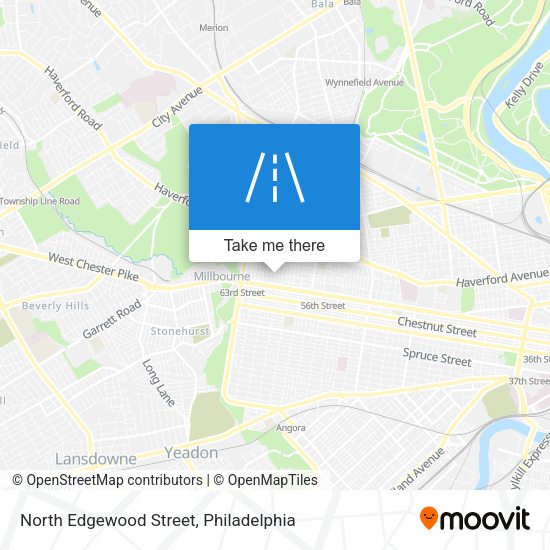 North Edgewood Street map