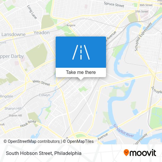 Mapa de South Hobson Street