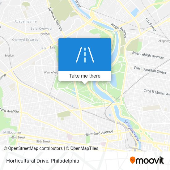 Horticultural Drive map
