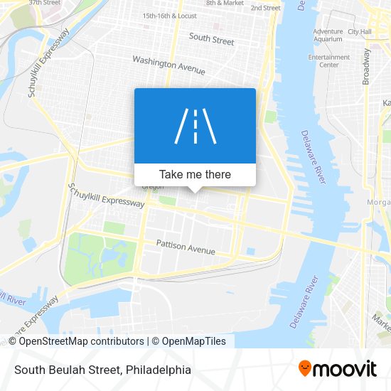 Mapa de South Beulah Street