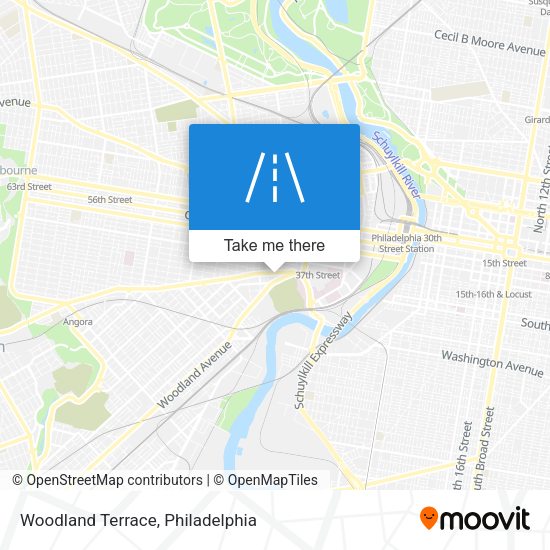 Woodland Terrace map