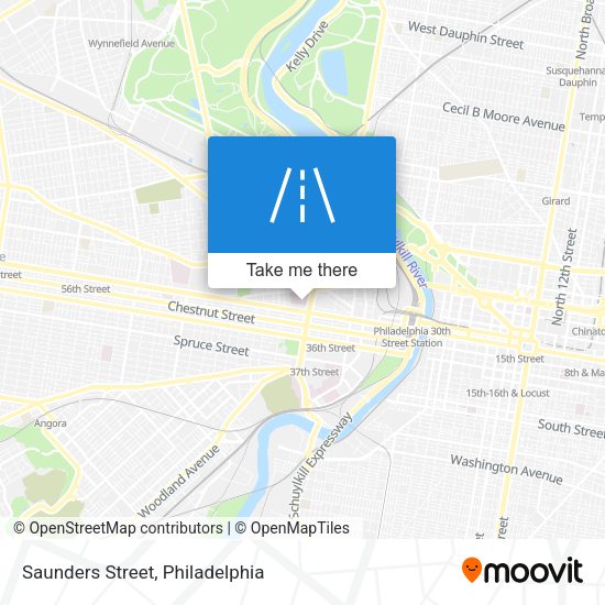 Saunders Street map