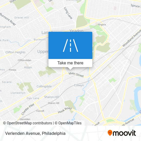 Verlenden Avenue map
