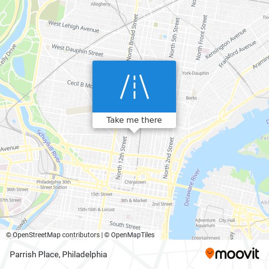 Parrish Place map