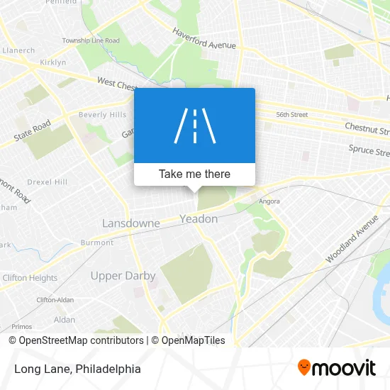Long Lane map