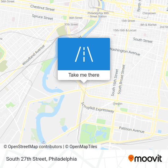Mapa de South 27th Street