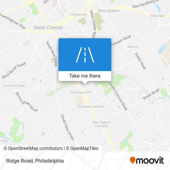 Mapa de Ridge Road
