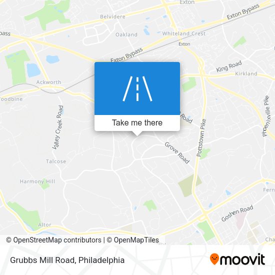 Mapa de Grubbs Mill Road