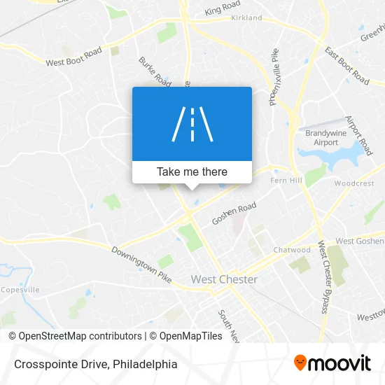 Crosspointe Drive map