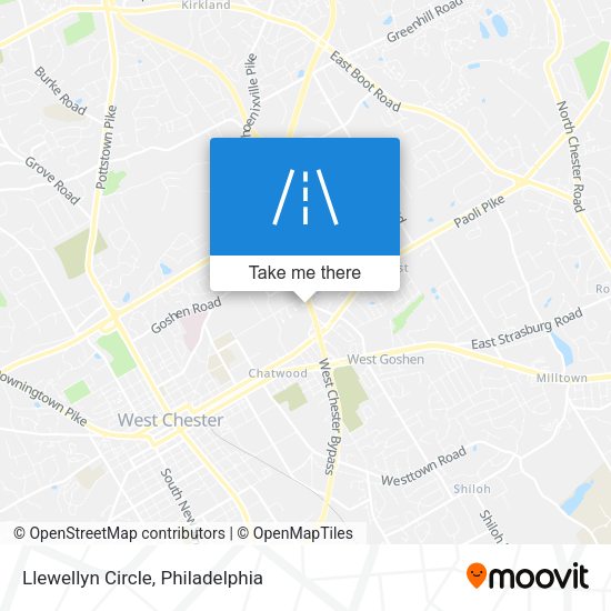 Llewellyn Circle map