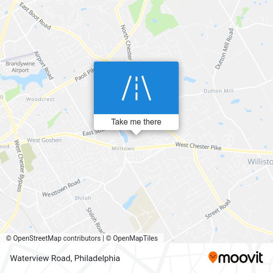 Mapa de Waterview Road