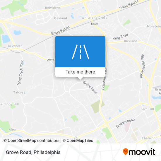 Mapa de Grove Road