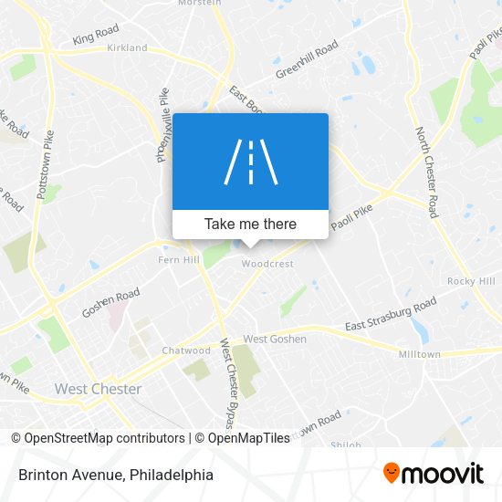 Mapa de Brinton Avenue