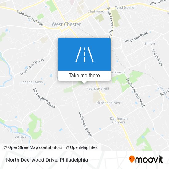 Mapa de North Deerwood Drive