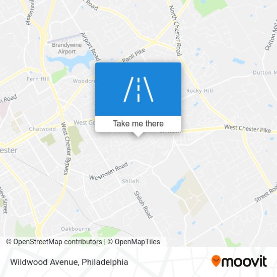 Wildwood Avenue map
