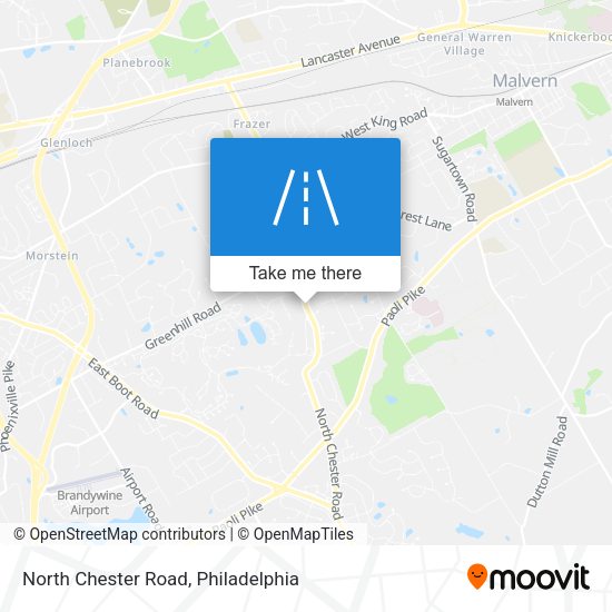 North Chester Road map