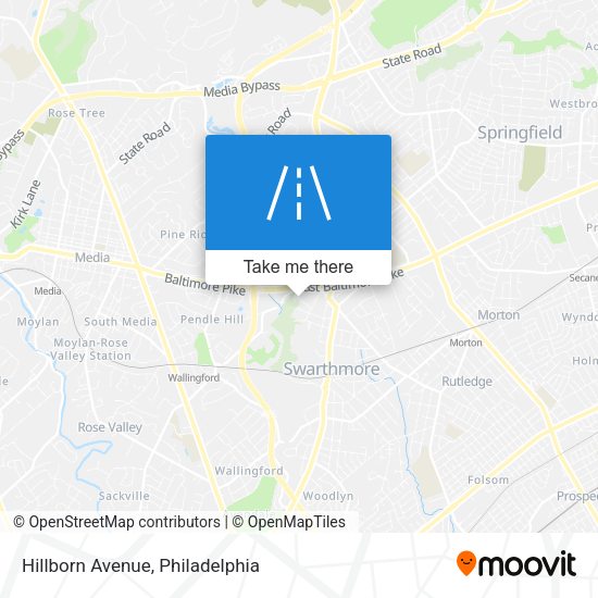 Hillborn Avenue map