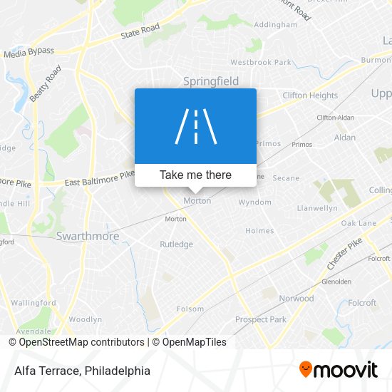 Mapa de Alfa Terrace