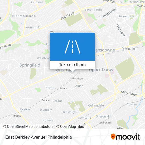 East Berkley Avenue map