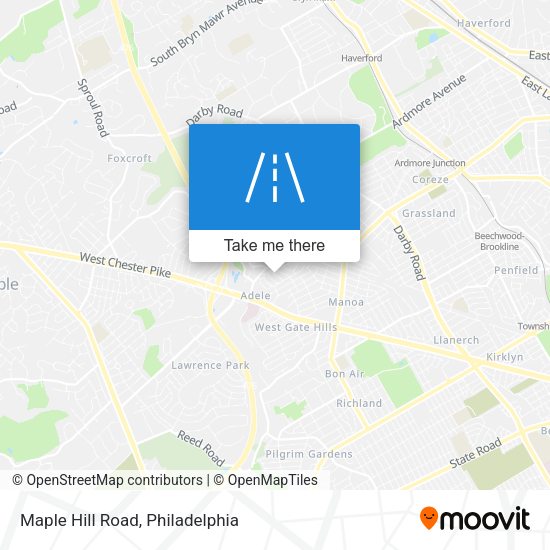 Maple Hill Road map