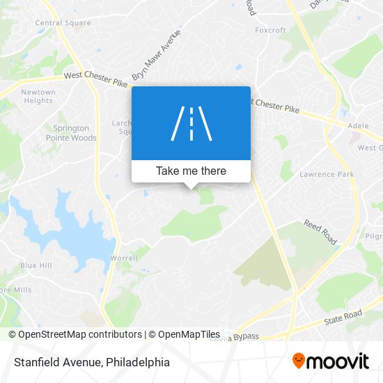 Stanfield Avenue map