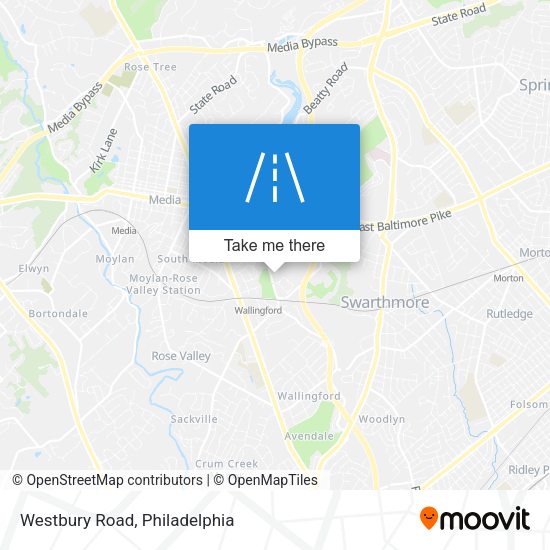 Mapa de Westbury Road
