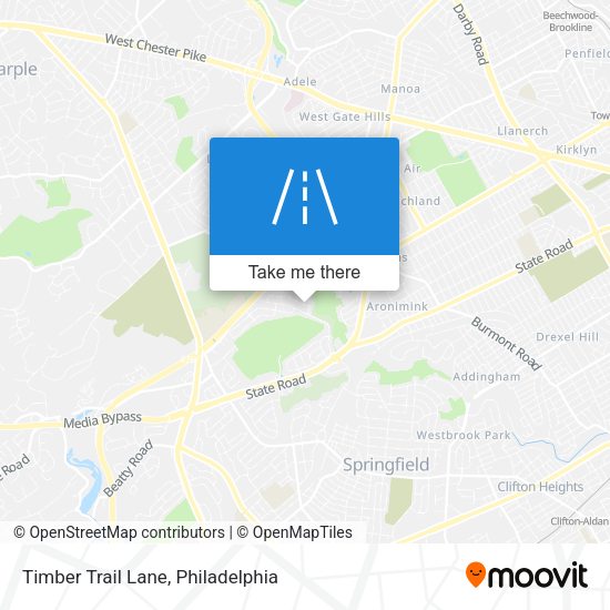 Timber Trail Lane map