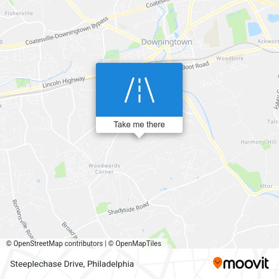 Steeplechase Drive map