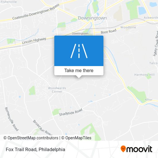 Mapa de Fox Trail Road