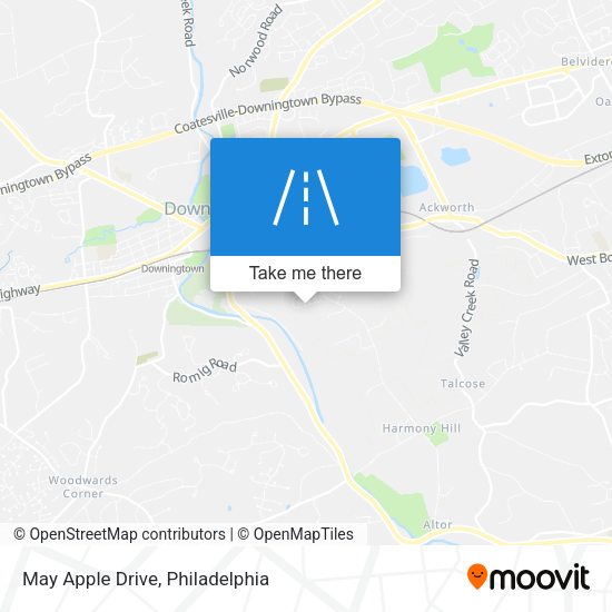 May Apple Drive map