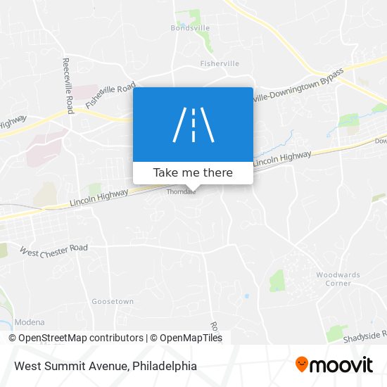 Mapa de West Summit Avenue