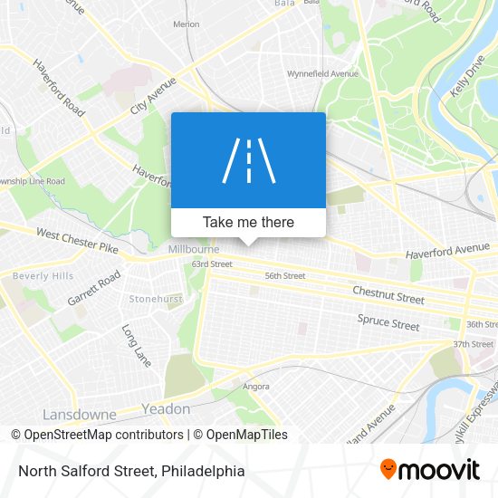 Mapa de North Salford Street