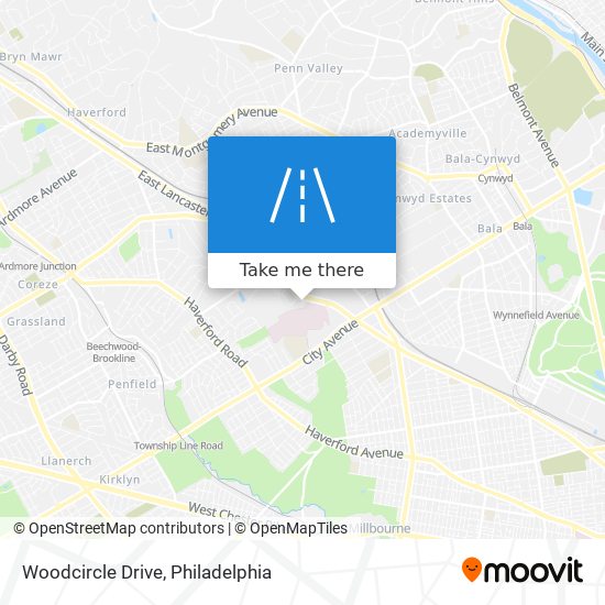 Woodcircle Drive map