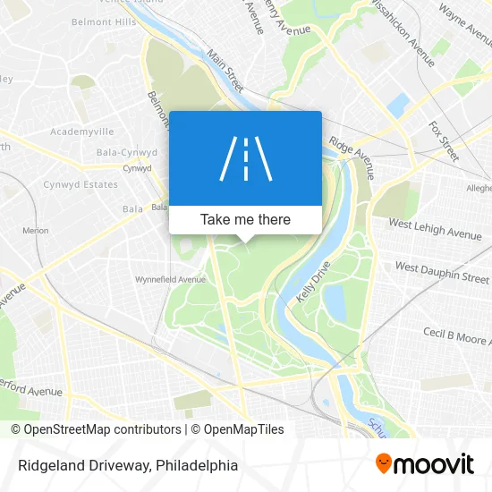 Ridgeland Driveway map