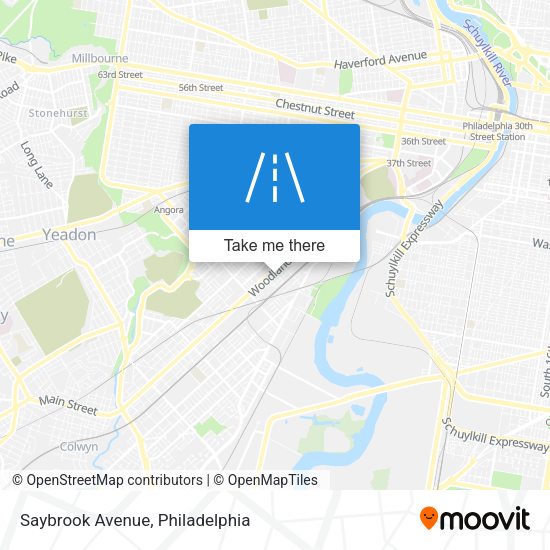 Mapa de Saybrook Avenue