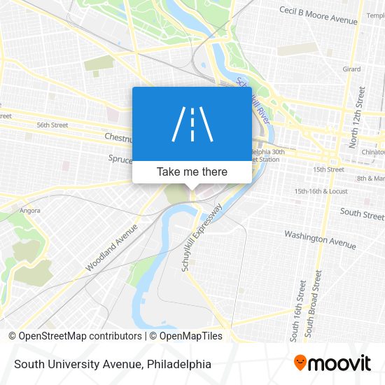 South University Avenue map