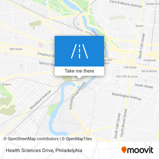 Mapa de Health Sciences Drive