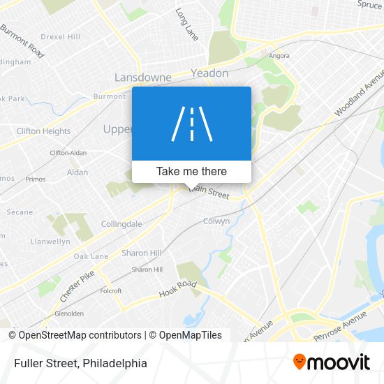 Mapa de Fuller Street