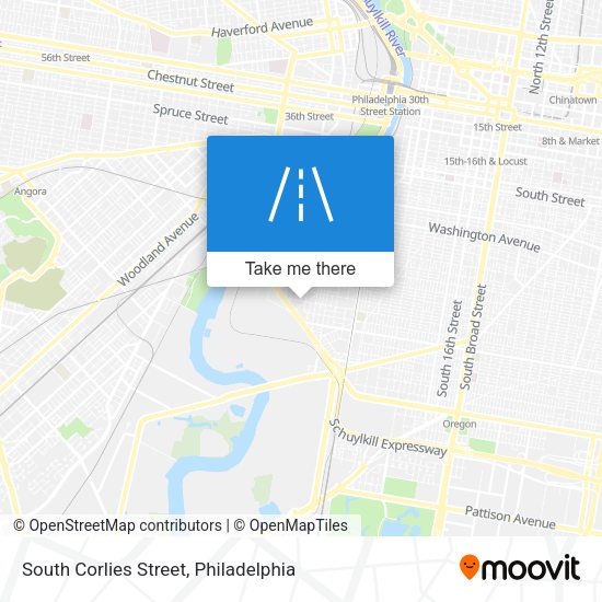 Mapa de South Corlies Street