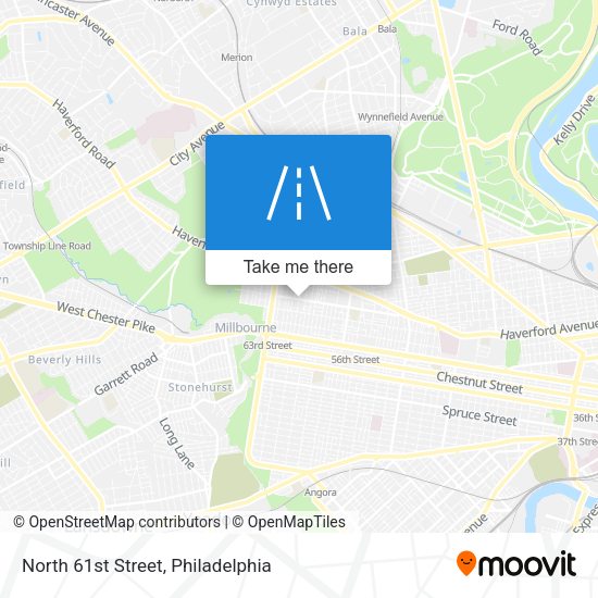 Mapa de North 61st Street