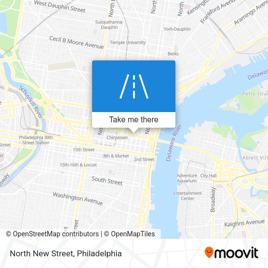 Mapa de North New Street