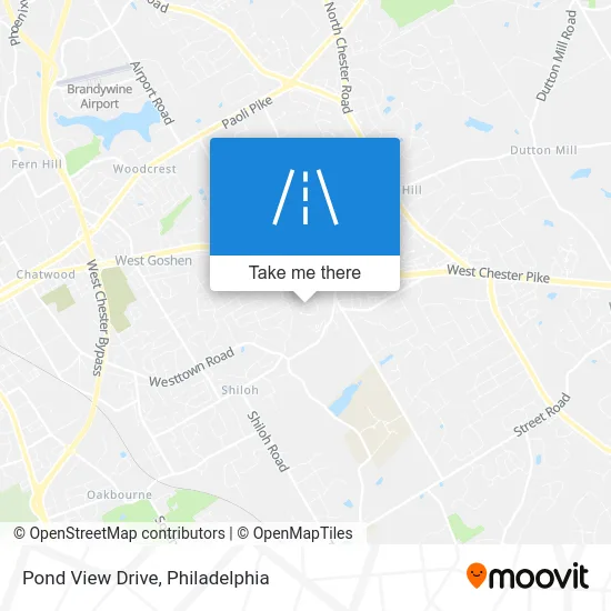 Pond View Drive map