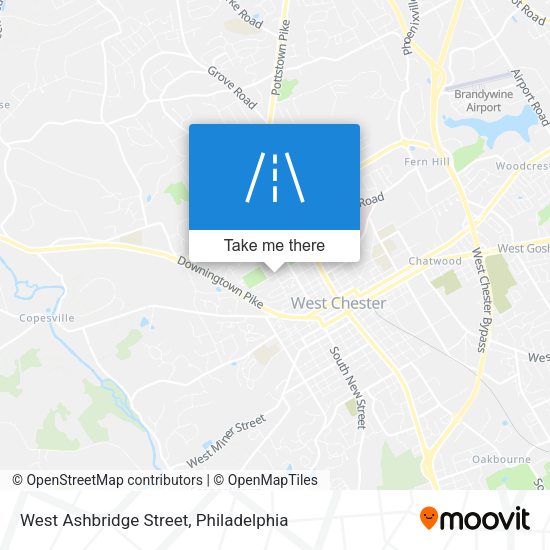 Mapa de West Ashbridge Street
