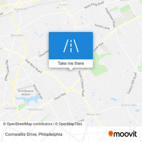 Cornwallis Drive map